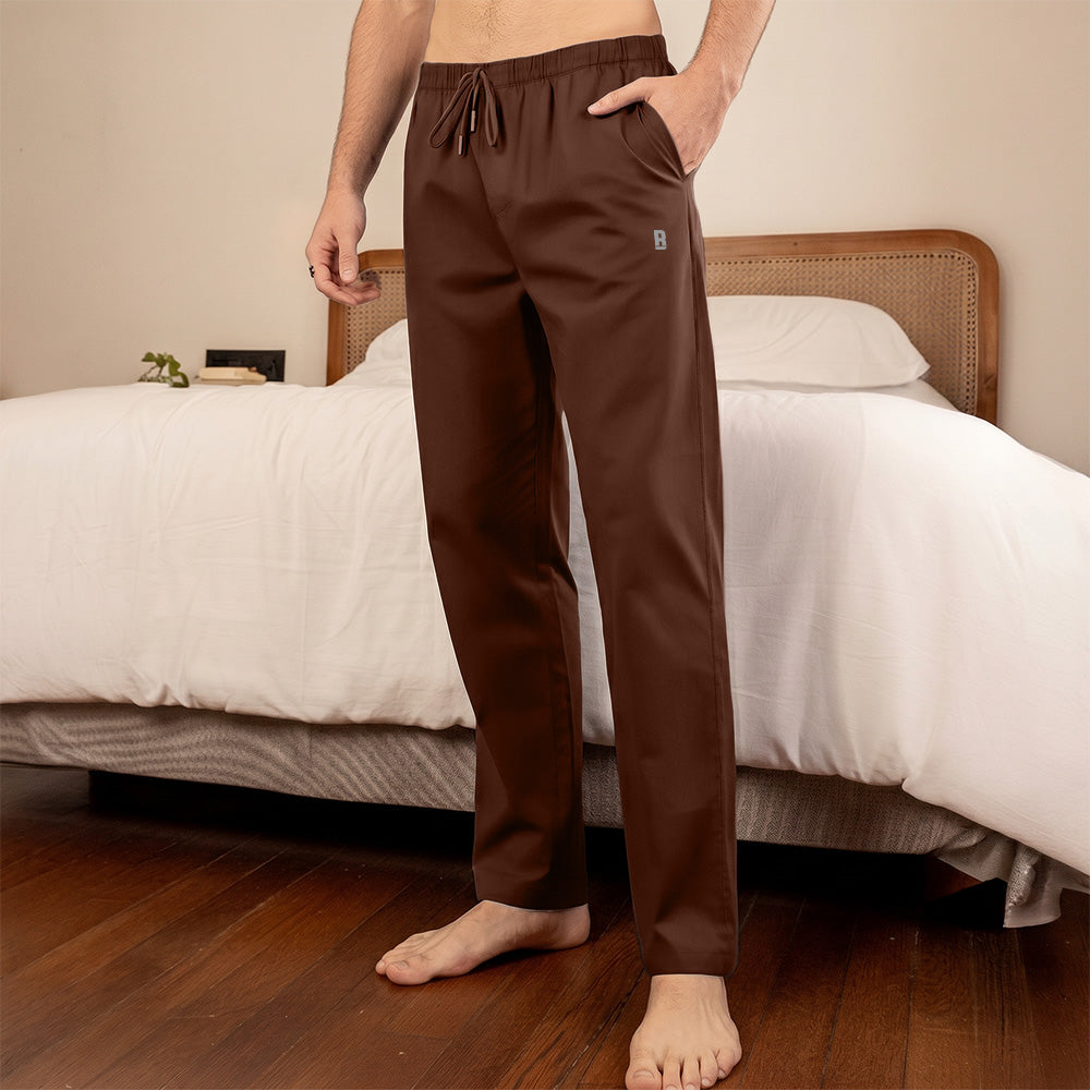 Lounge Life Pyjamas for Men - Coffee