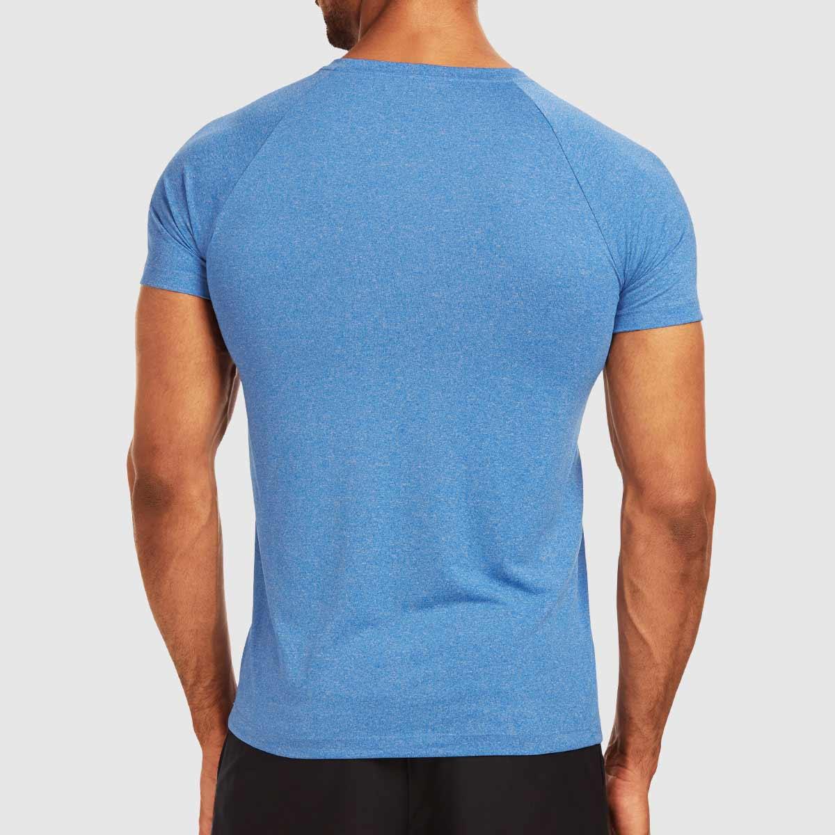 Raglan Fitted Tee - Blue - Baller Athletik