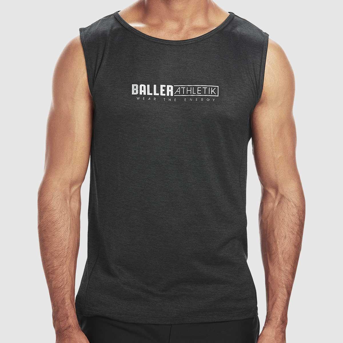Muscle Tank - Charcoal Grey - Baller Athletik
