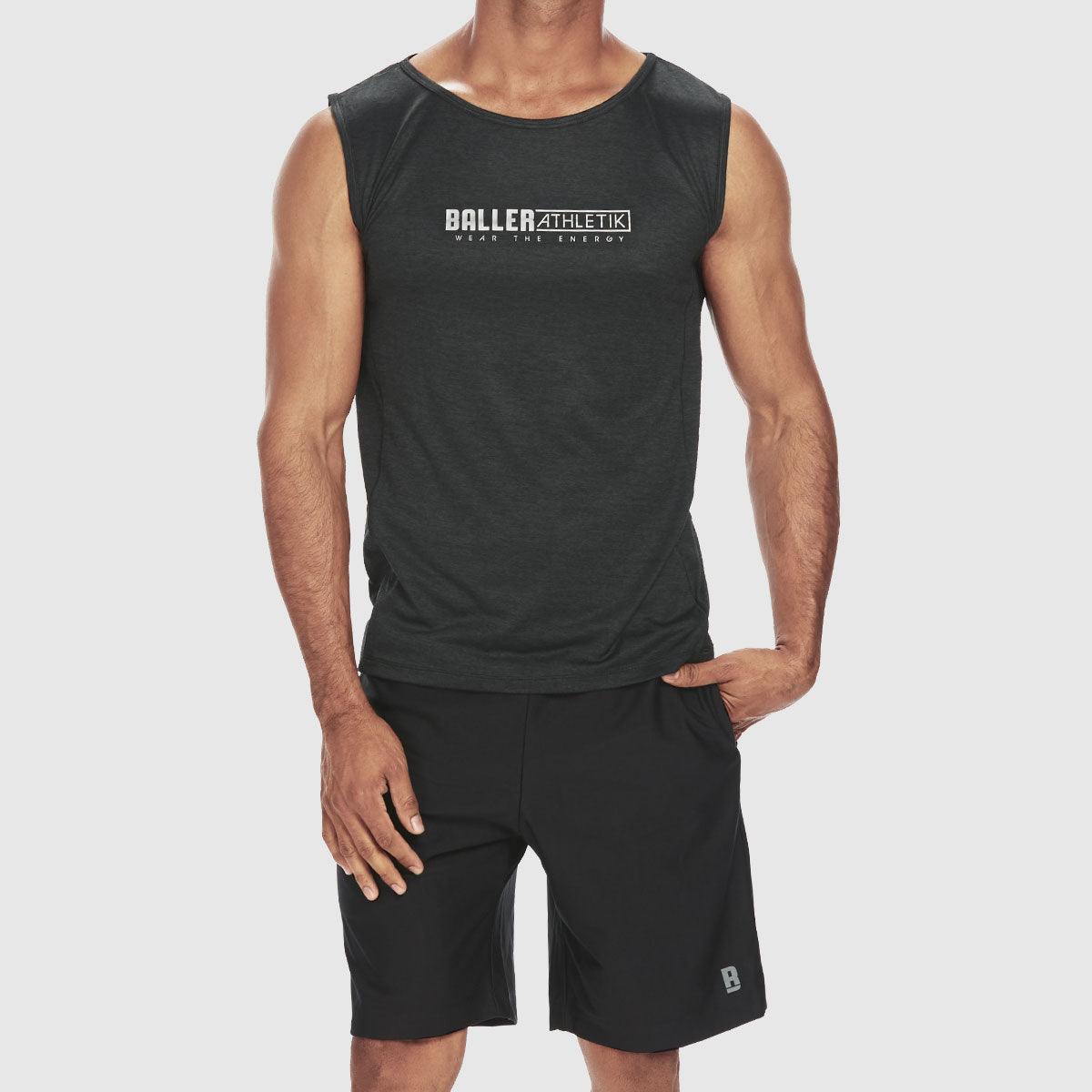 Muscle Tank - Charcoal Grey - Baller Athletik