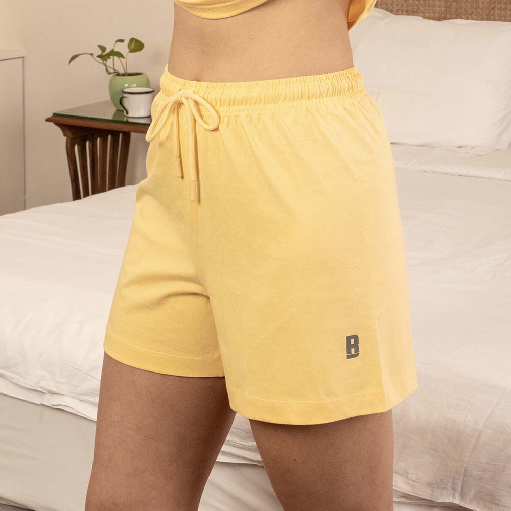Lounge Life Sleep Shorts for Women - Butter