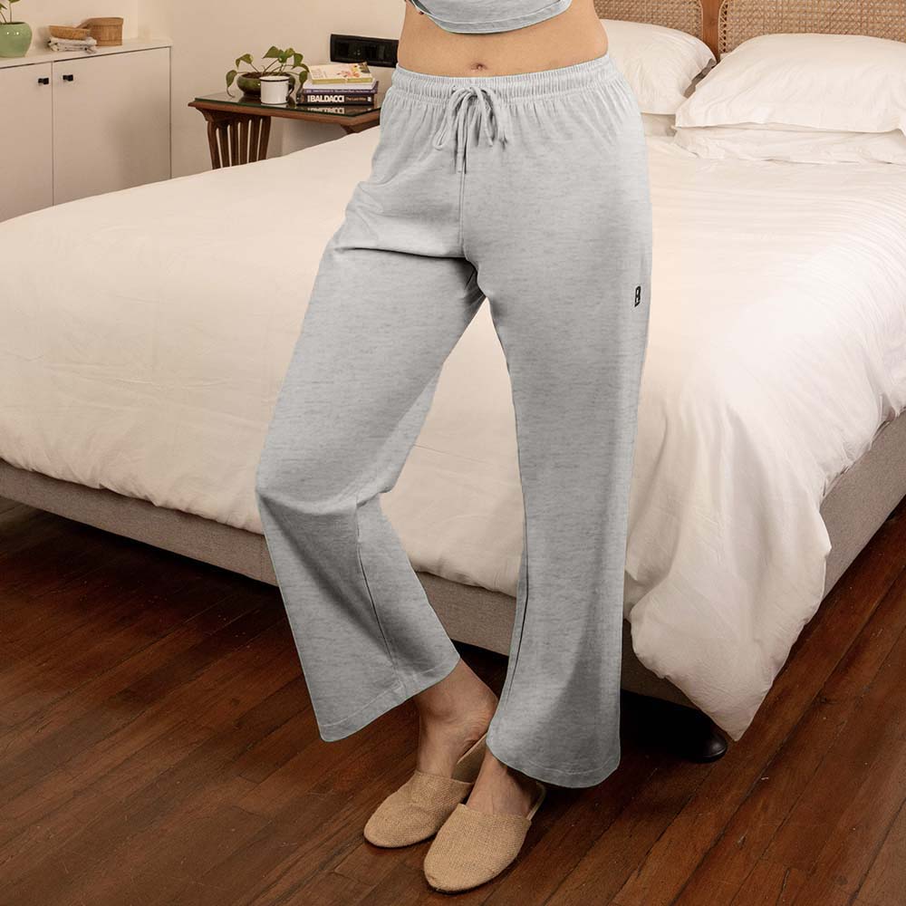 Lounge Life Pyjamas for Women - Light Grey