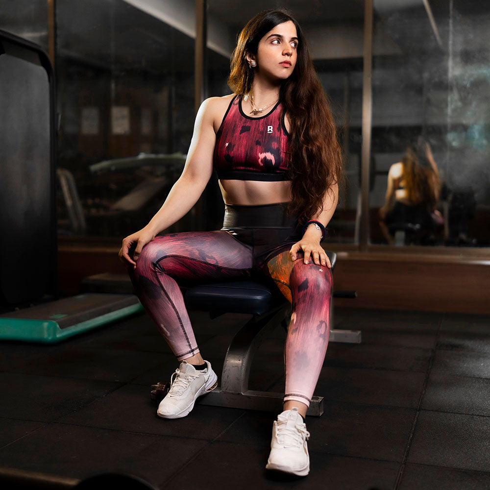 Magnum Opus Sports Bra - Garnet