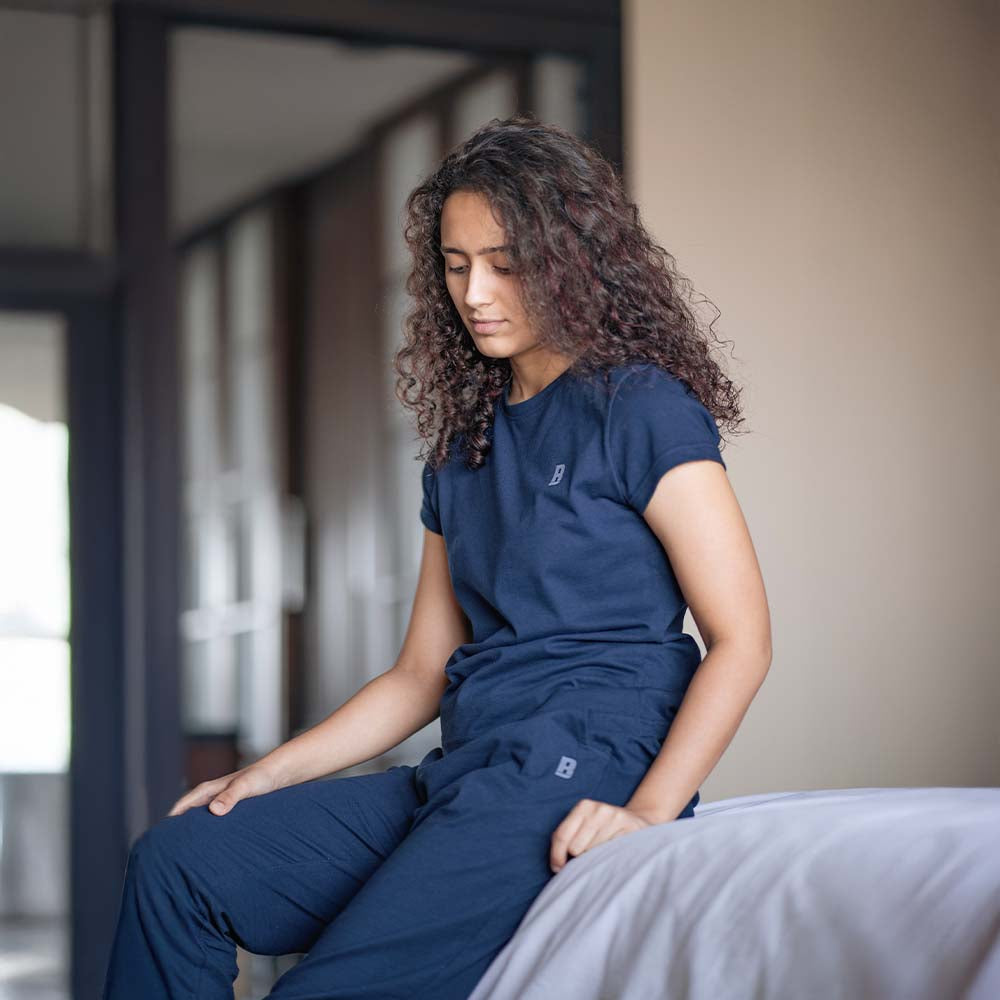 Lounge Life Sleepwear Bottom for Women - Navy Blue