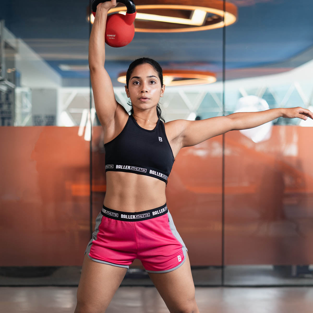 Dark Pink Running Shorts for Women