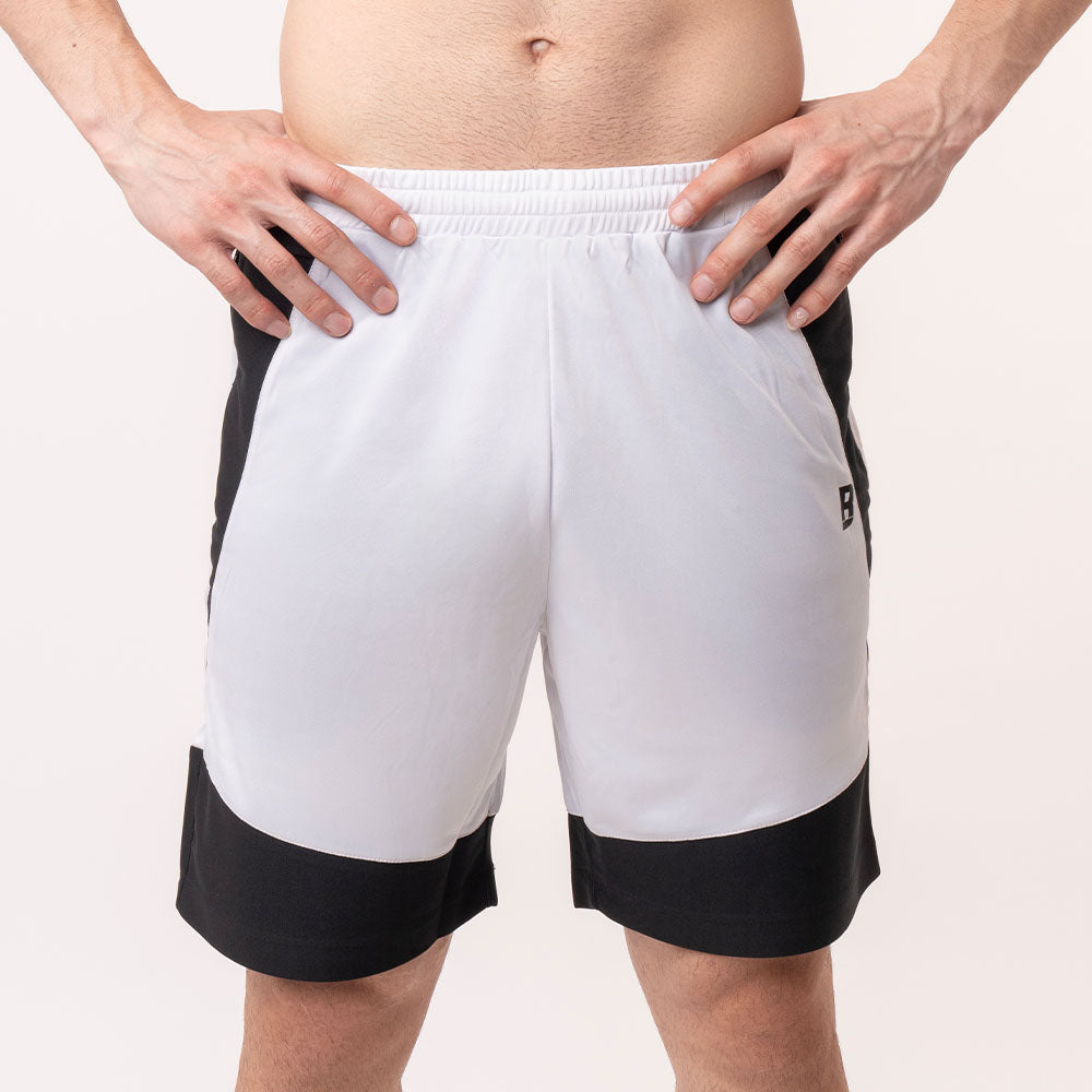 Colourblock Shorts - Black White