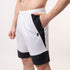 Colourblock Shorts - Black White