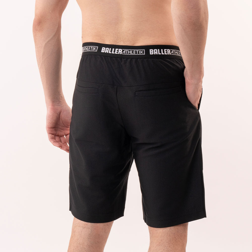 Black Fitness Shorts for Men