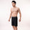 Black Fitness Shorts for Men