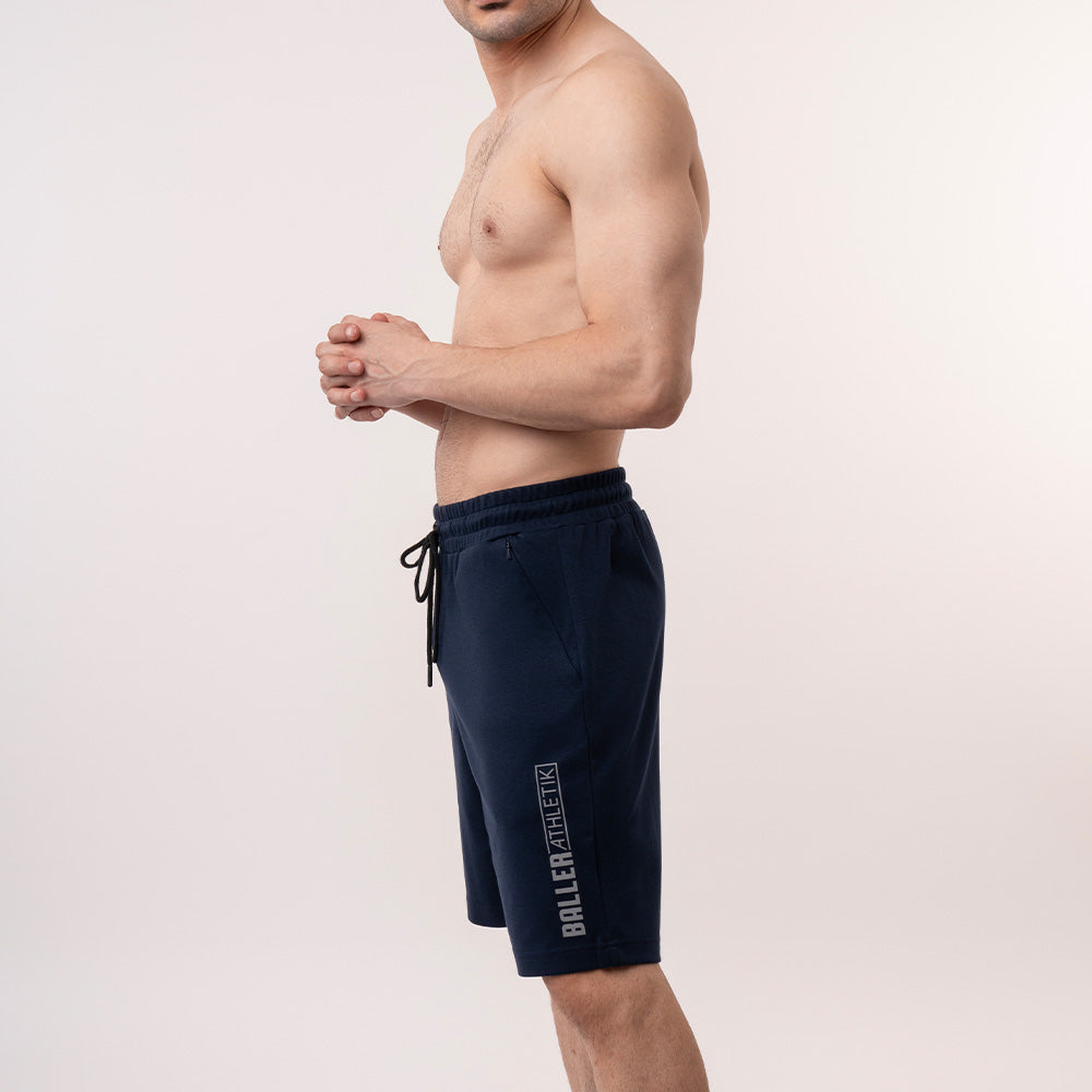 Workout Shorts - Navy Blue