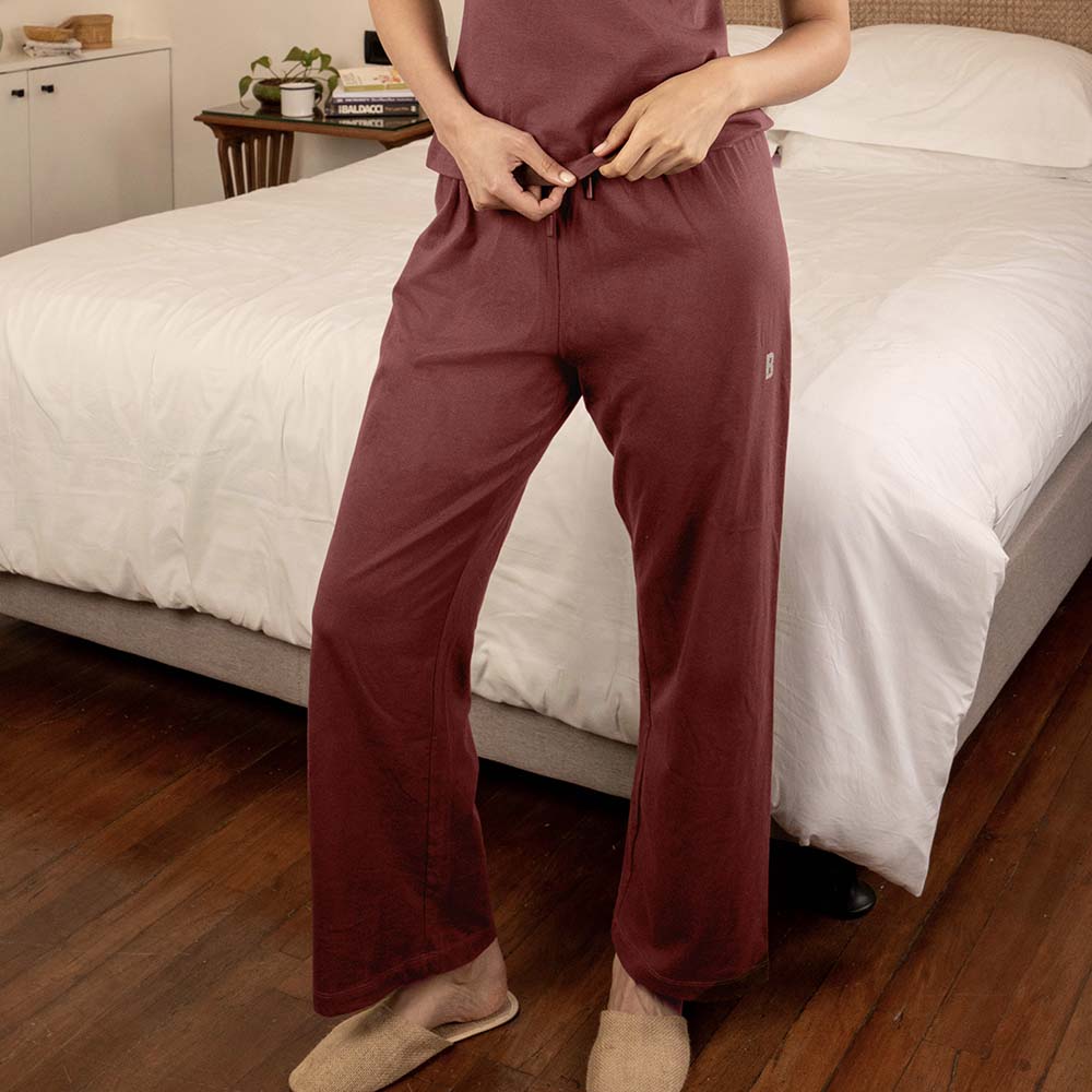 Lounge Life Pyjamas for Women - Sangria