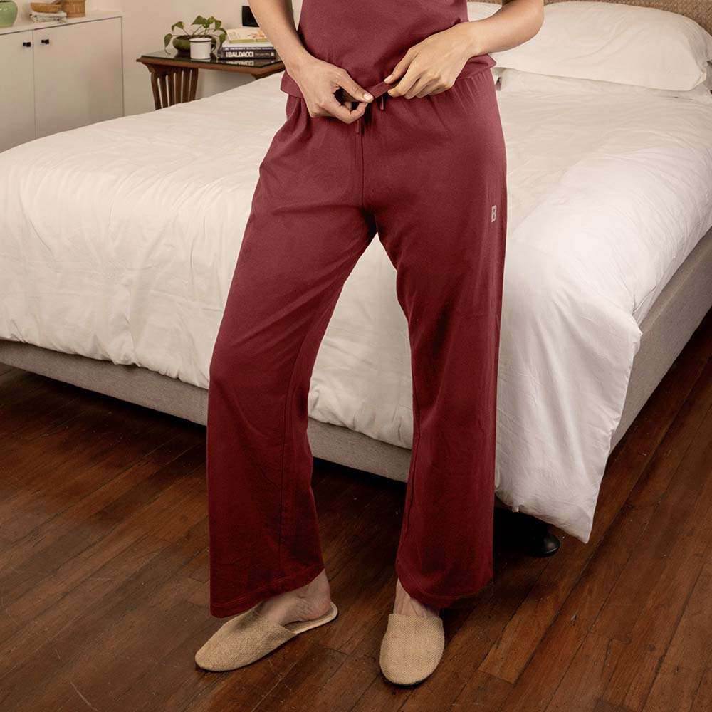 Lounge Life Pyjamas for Women - Sangria