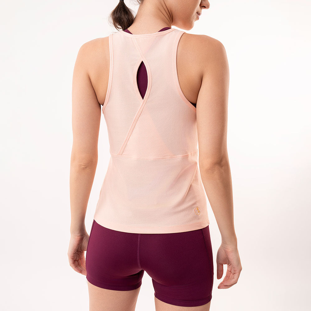 PowerPace Racerback for Women in pastel peach