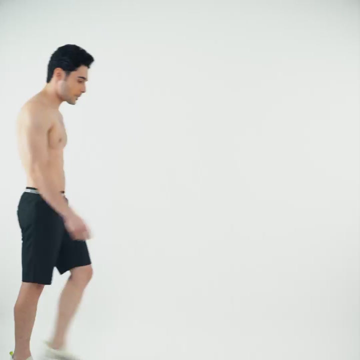 Black Fitness Shorts for Men