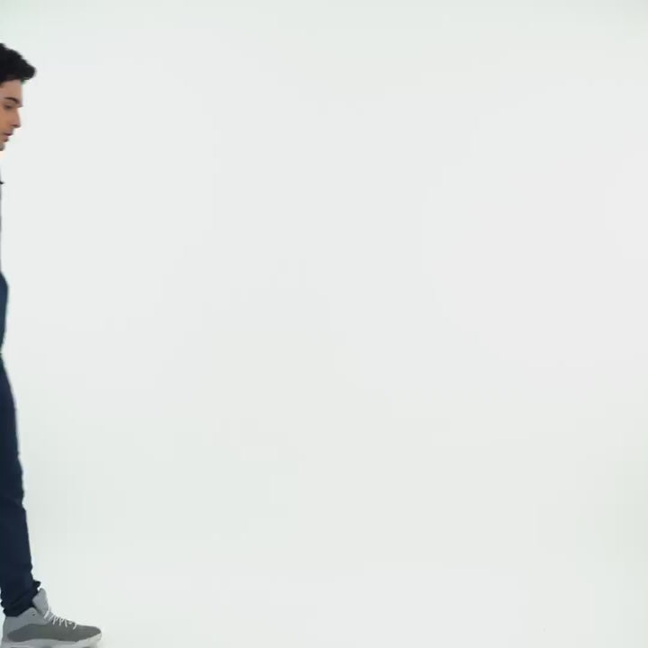 Blue Sleeveless Hoodie Men
