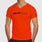 Neon Orange Raglan Fitted Tee for Men