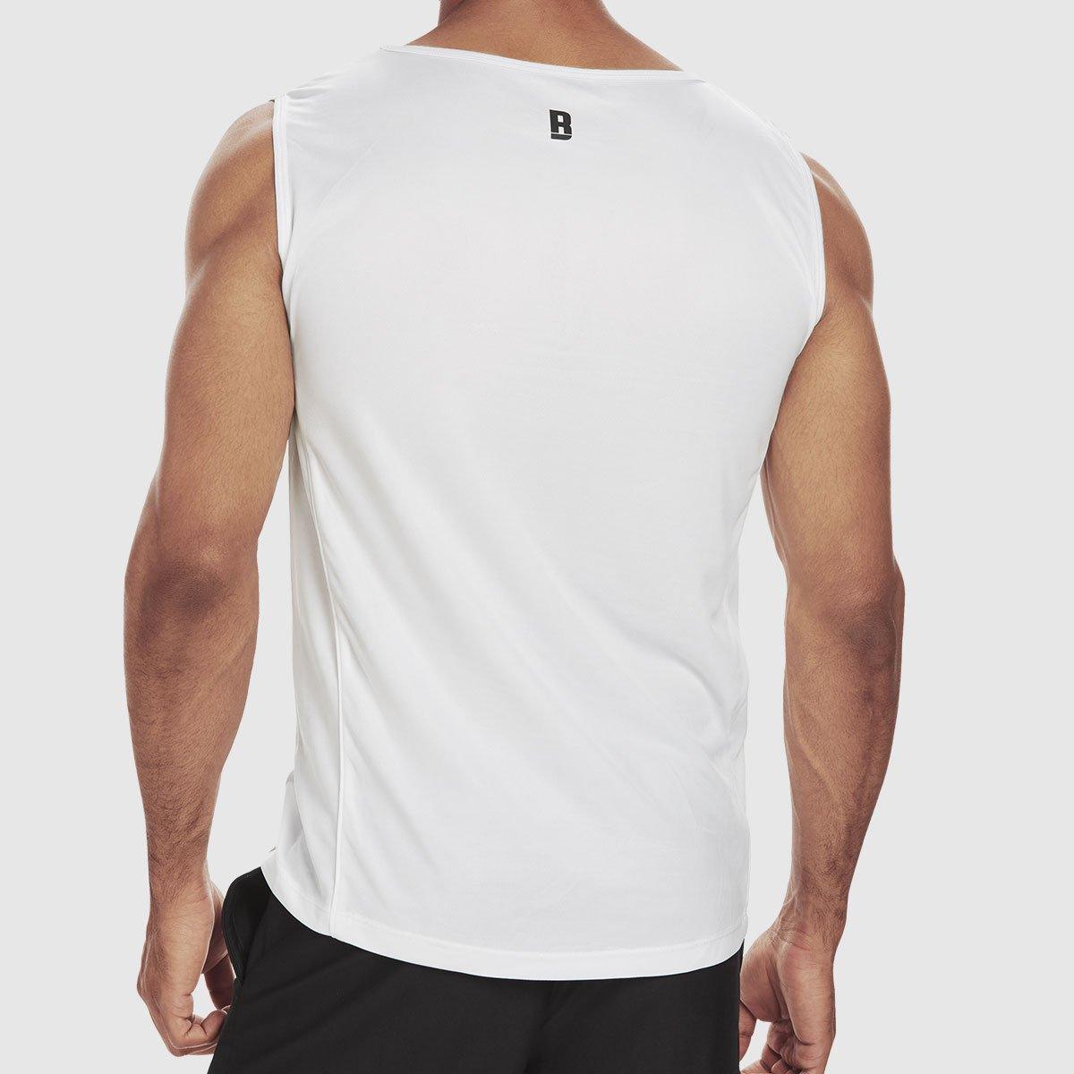 White Muscle Tank for Men