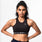 Racerback Sports Bra - Black
