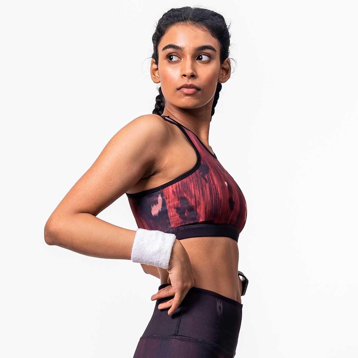 Magnum Opus Sports Bra - Garnet