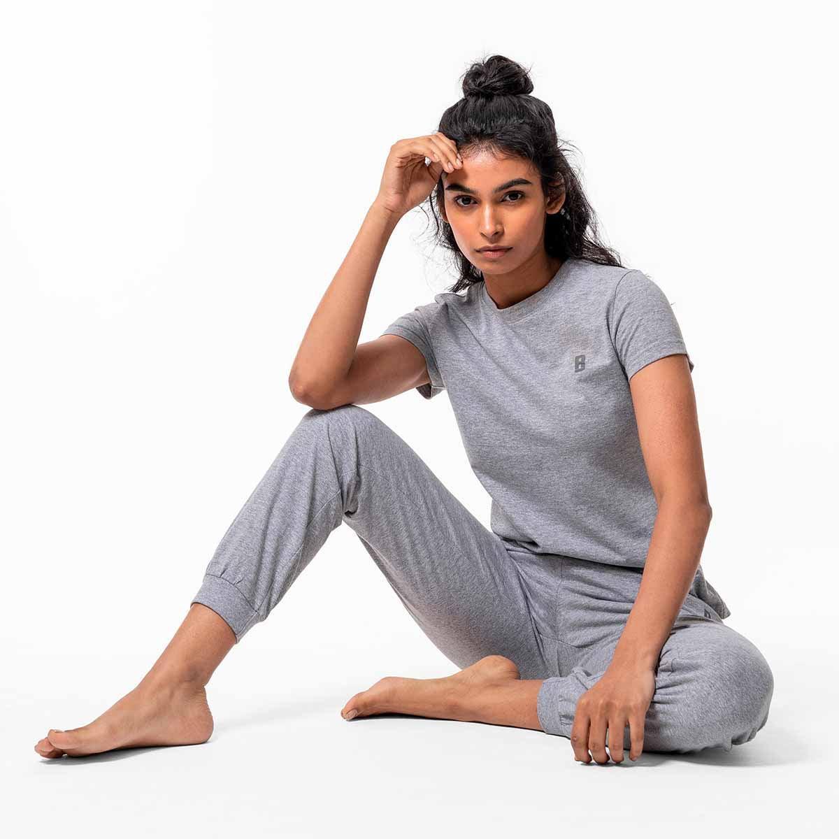 Grey Lounge Life Top for Women