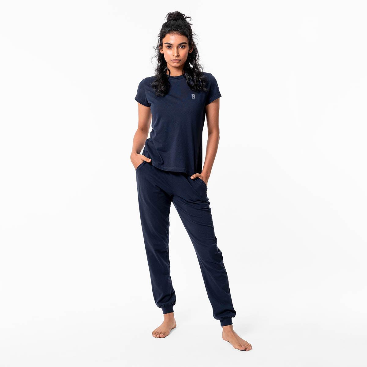 Navy Blue Lounge Life Bottom for Women