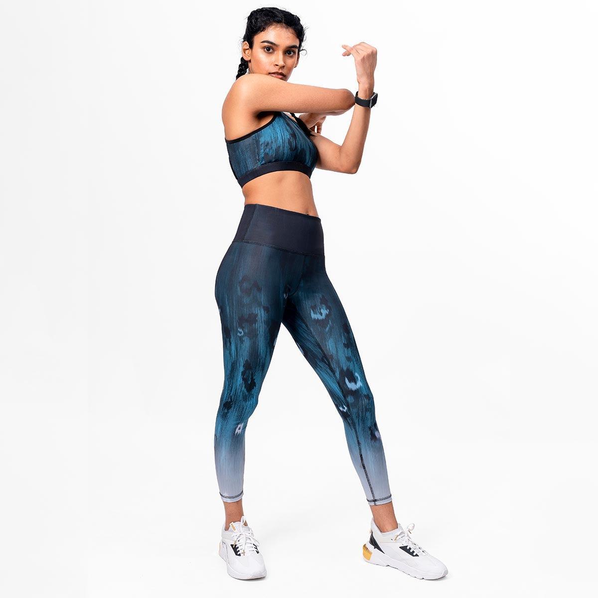Magnum Opus High Waist Leggings - Sea Port
