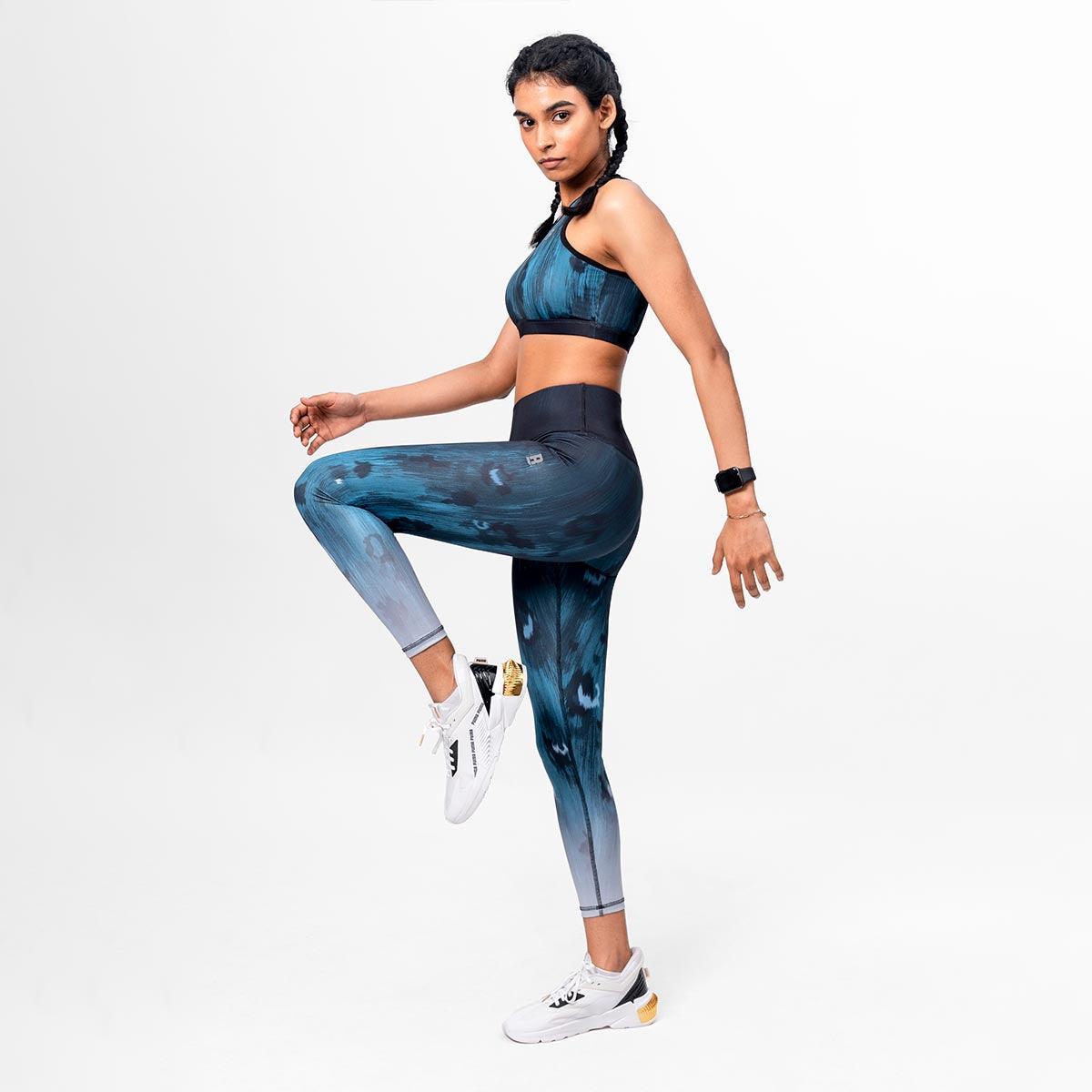 Magnum Opus High Waist Leggings - Sea Port
