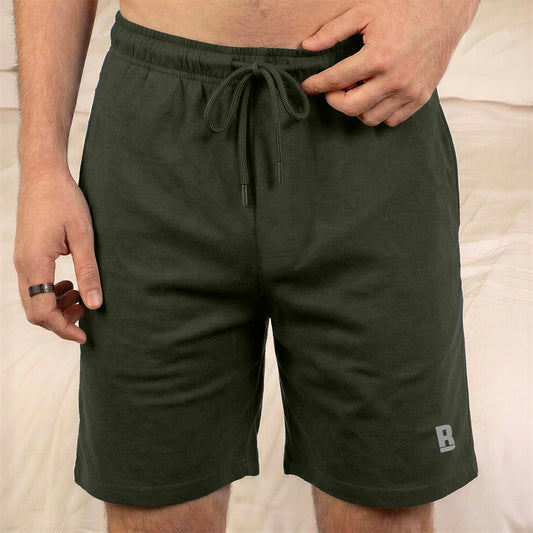 Lounge Life Sleep Shorts for Men - Olive