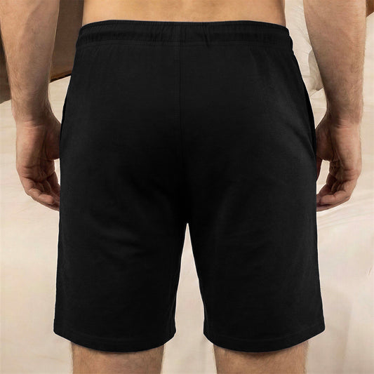 Lounge Life Sleep Shorts for Men - Black