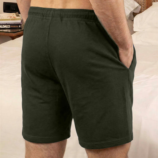 Lounge Life Sleep Shorts for Men - Olive