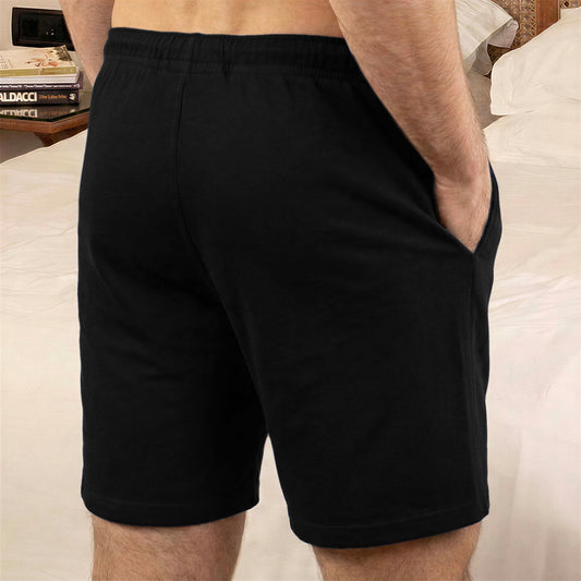Lounge Life Sleep Shorts for Men - Black