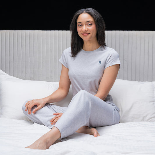 Lounge Life Pyjamas for Women - Light Grey