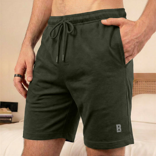 Lounge Life Sleep Shorts for Men - Olive