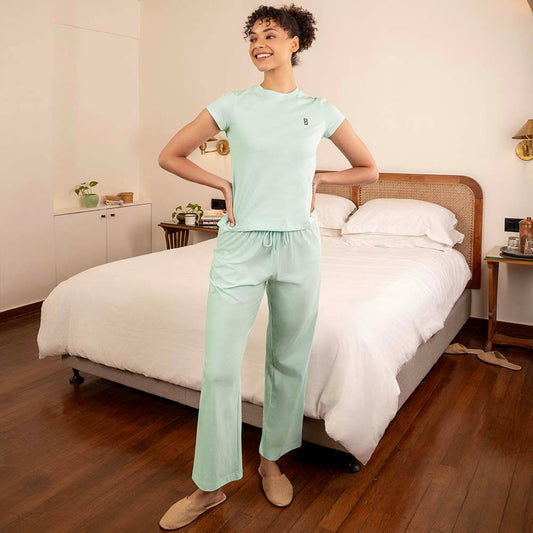 Lounge Life Pyjamas for Women - Aqua