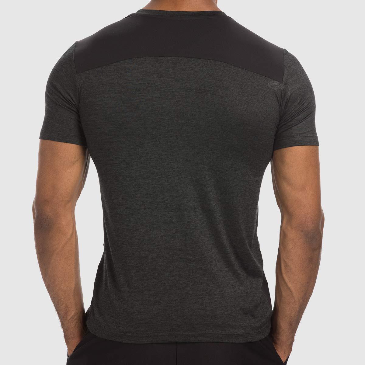 Crew Neck Tee - Charcoal Grey - Baller Athletik