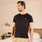 Lounge Life Sleepwear Tee for Men - Black
