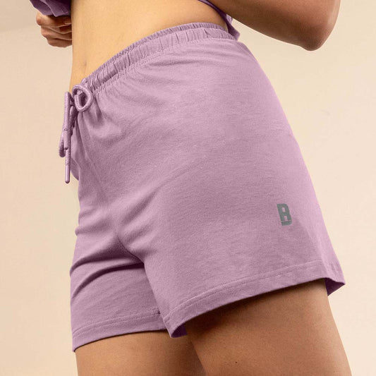 Lounge Life Sleep Shorts for Women - Blush