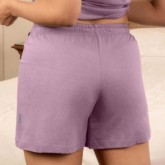 Lounge Life Sleep Shorts for Women - Blush