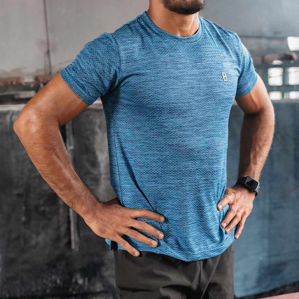 Boost Tee Men - Blue Marine