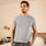 Lounge Life Sleepwear Tee  for Men - Grey