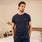Lounge Life Sleepwear Tee for Men - Navy Blue