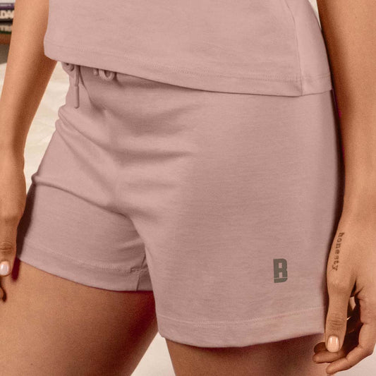 Lounge Life Sleep Shorts for Women - Nude