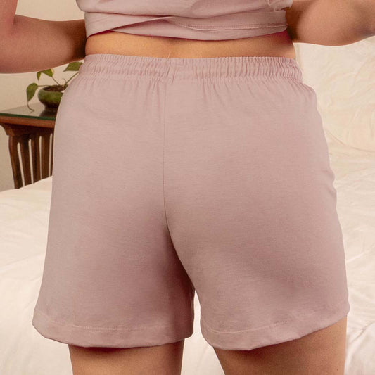 Lounge Life Sleep Shorts for Women - Nude