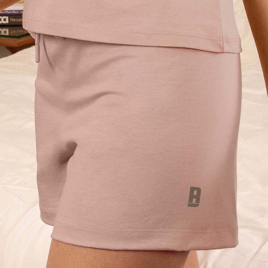 Lounge Life Sleep Shorts for Women - Nude
