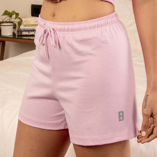 Lounge Life Sleep Shorts for Women - Pink