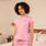 Lounge Life Sleepwear Top for Women - Bubblegum