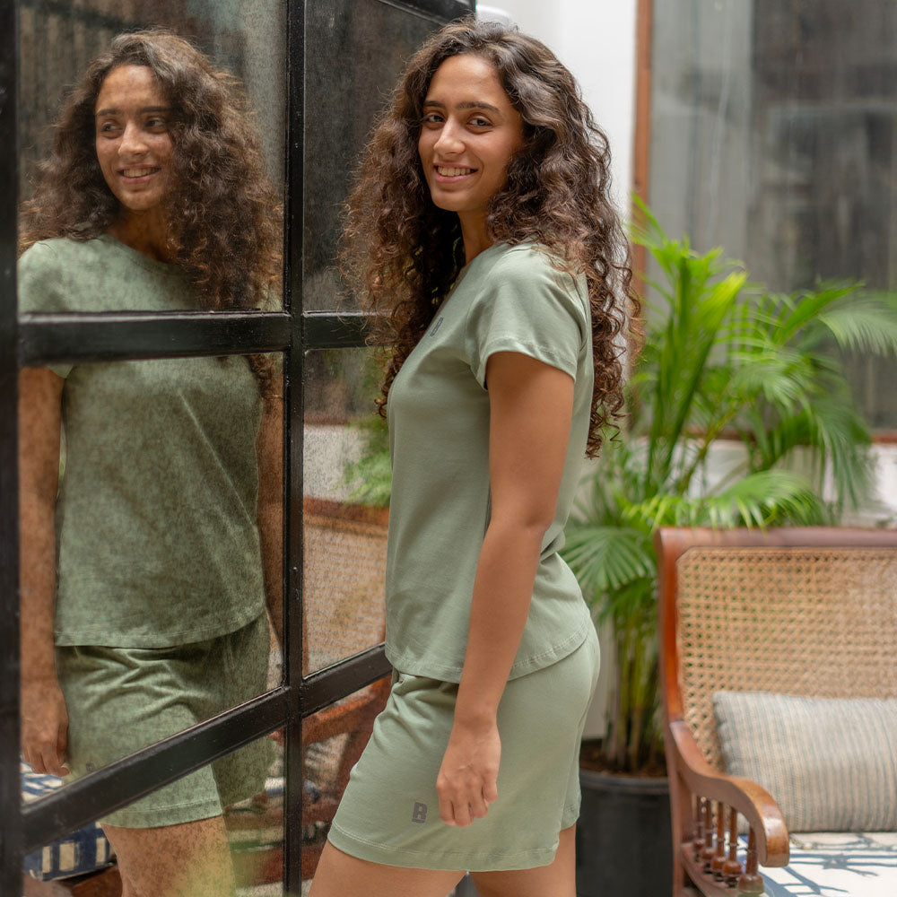 Lounge Life Shorts - Sage Green