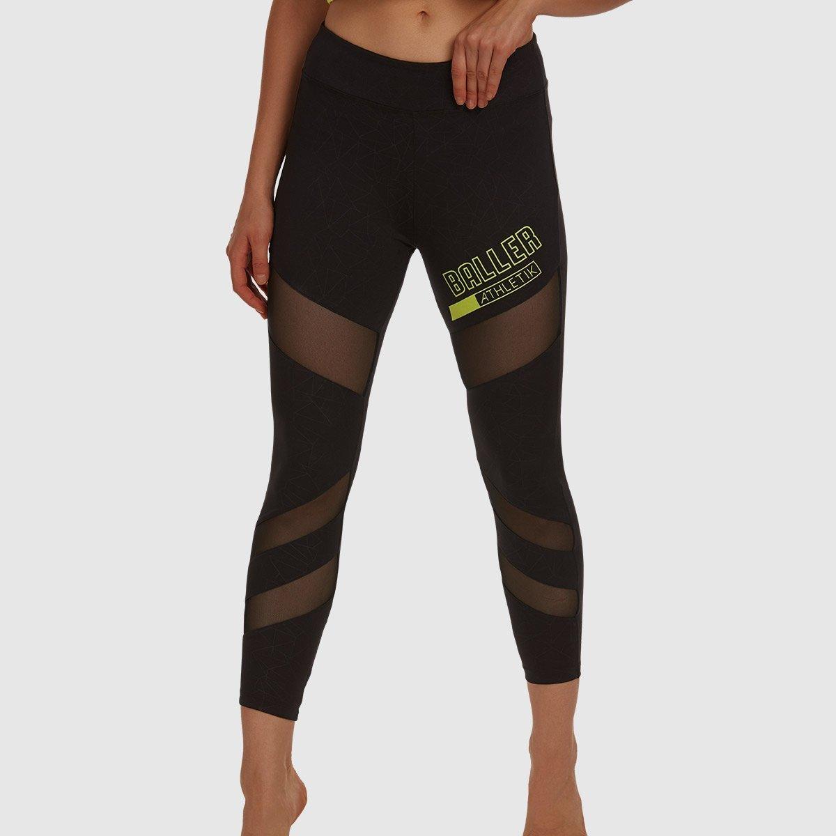 Mesh Tights - Black - Baller Athletik