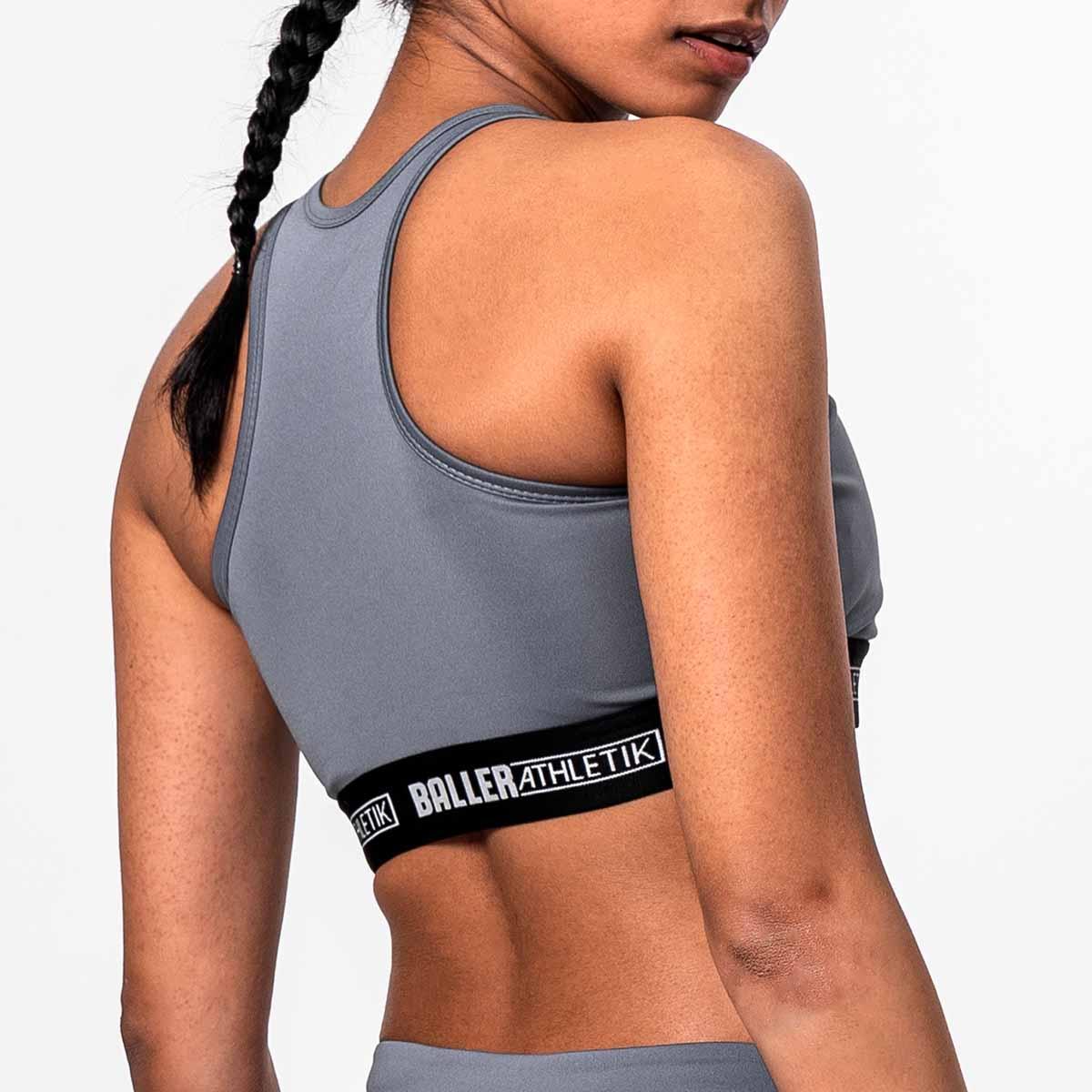 Racerback Sports Bra - Grey